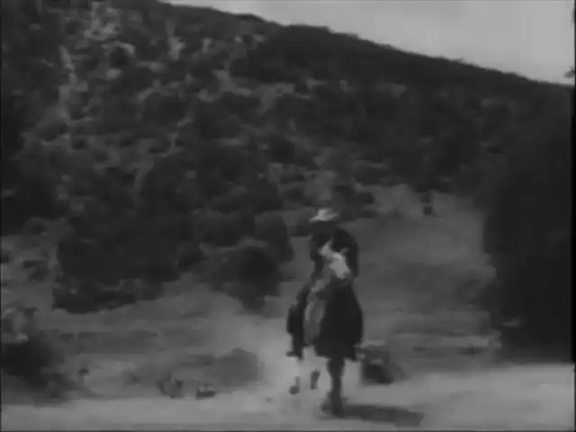 The Apache Kid's Escape scene
