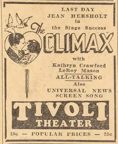 The Climax scene