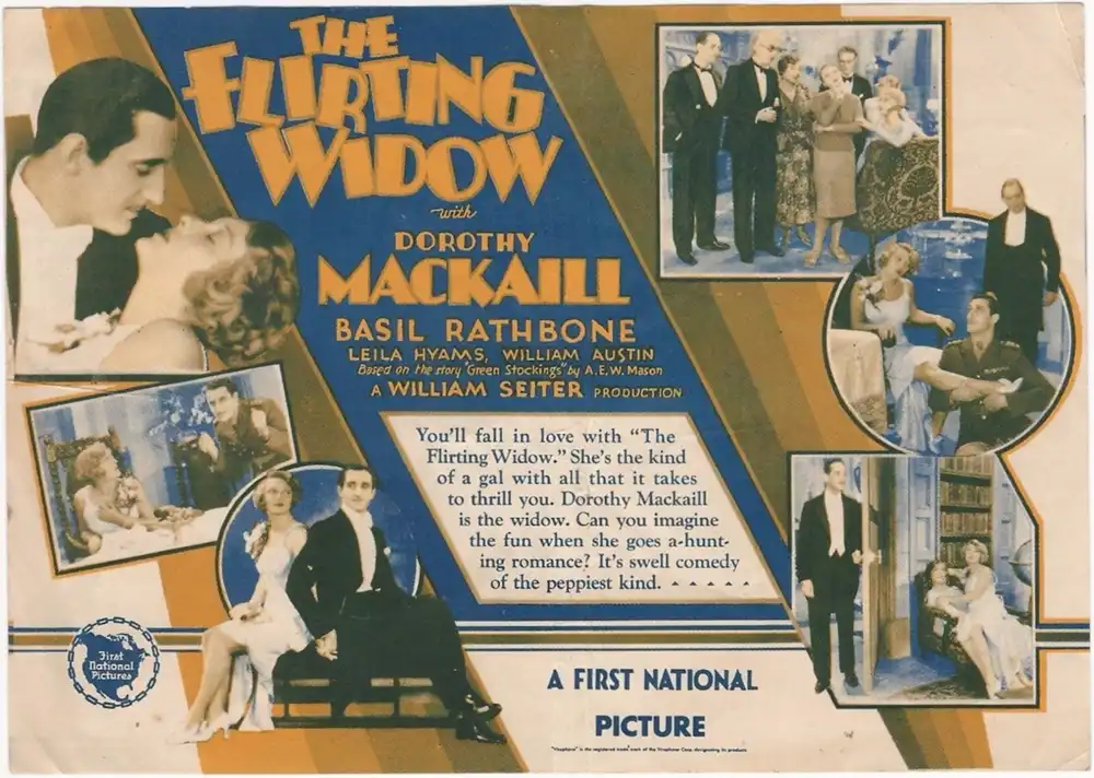 The Flirting Widow scene