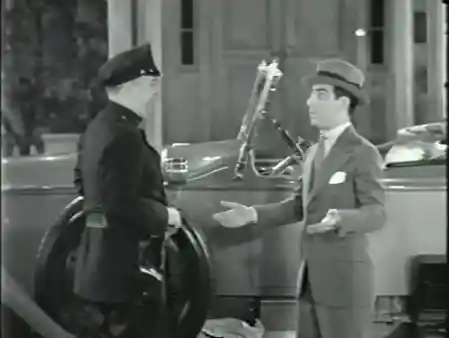 Getting a Ticket scene