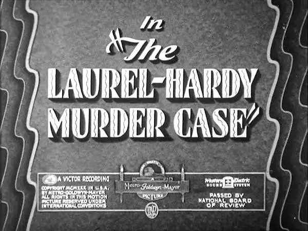 The Laurel-Hardy Murder Case scene