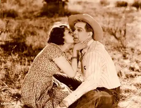 The Mounted Stranger scene