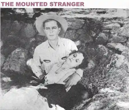 The Mounted Stranger scene