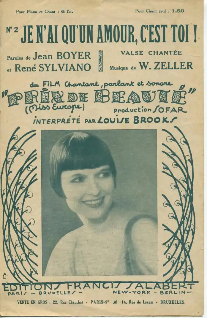 Prix de beauté (Miss Europe)