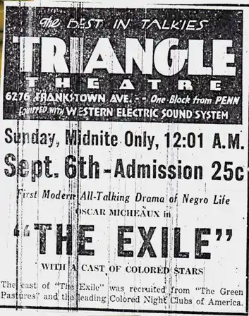 The Exile scene