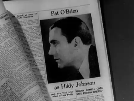 The Front Page scene