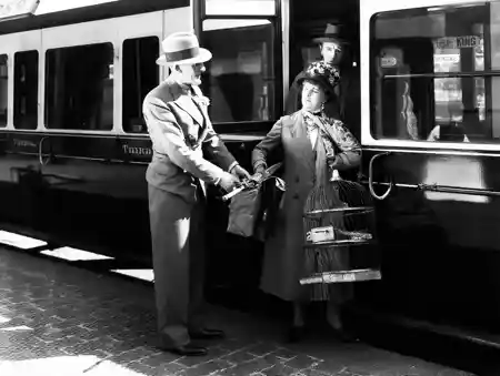 The Ghost Train scene