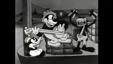 Hittin' the Trail for Hallelujah Land scene
