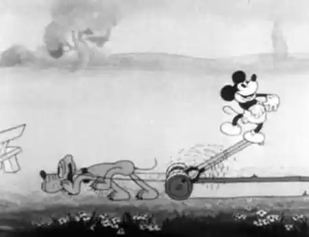 Mickey Cuts Up