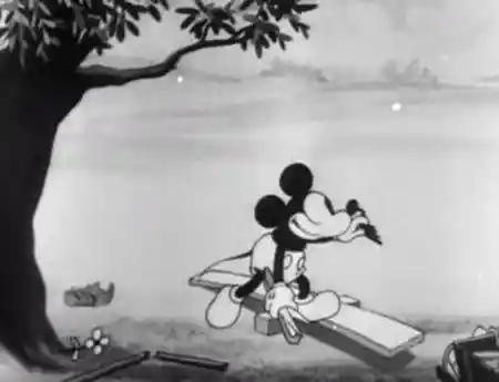 Mickey Cuts Up