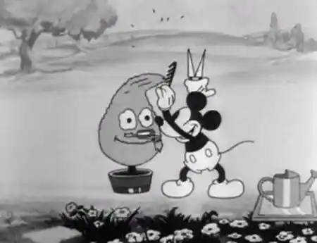 Mickey Cuts Up