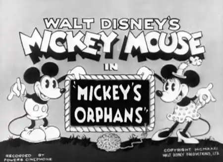 Mickey's Orphans scene