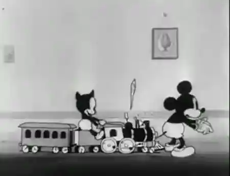 Mickey's Orphans scene