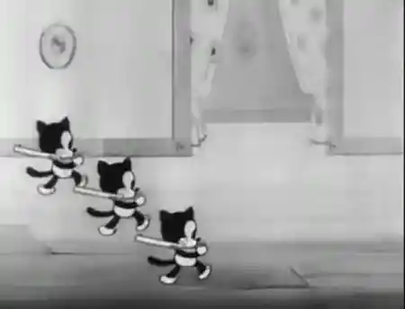 Mickey's Orphans scene