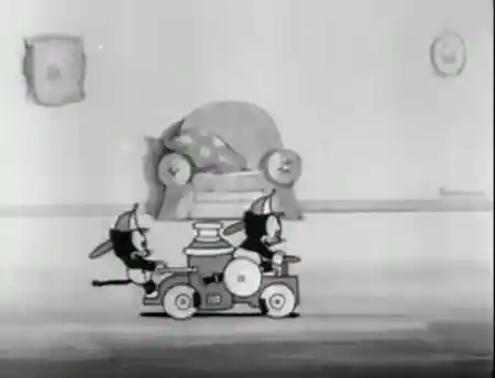 Mickey's Orphans scene