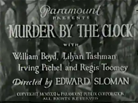 Murder by the Clock scene