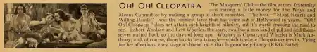 Oh! Oh! Cleopatra photo
