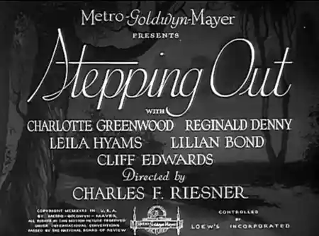 Stepping Out scene