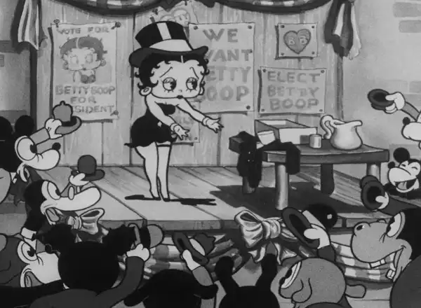 Betty Boop for President scene