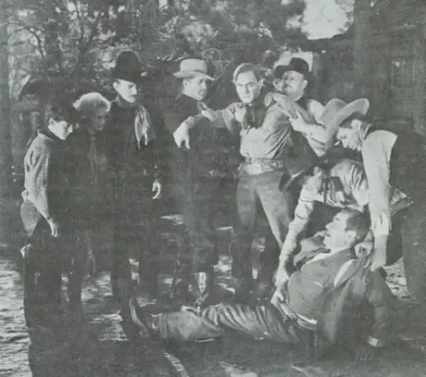 The Devil Horse scene