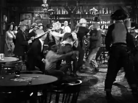 The Fighting Marshal scene