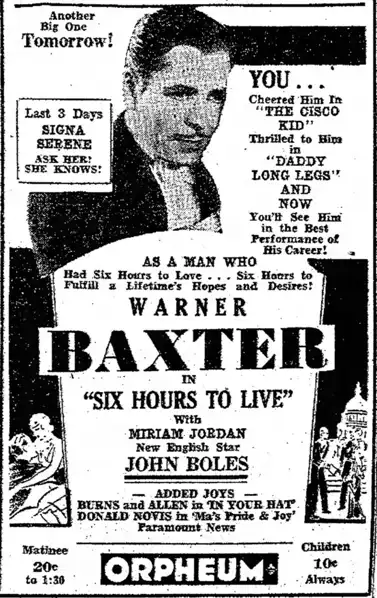 6 Hours to Live photo