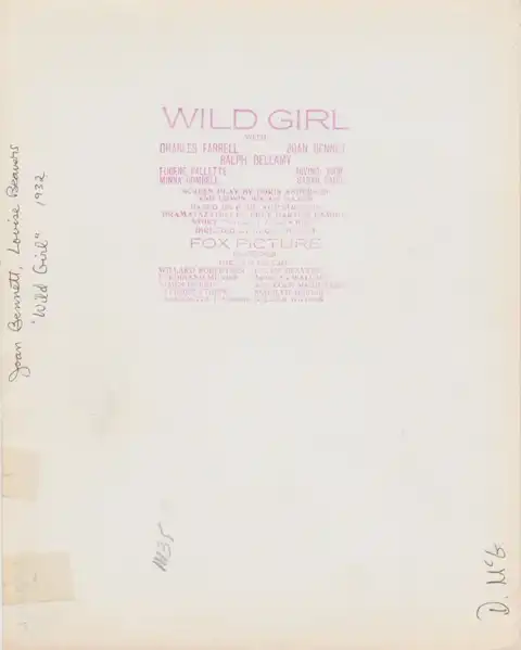 Wild Girl photo
