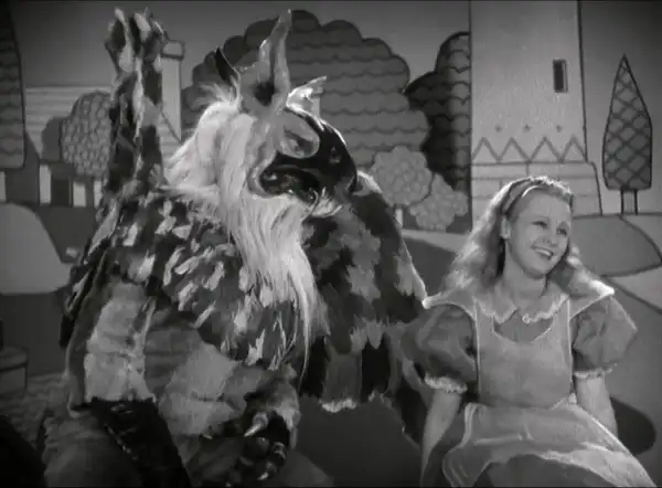 Alice in Wonderland scene