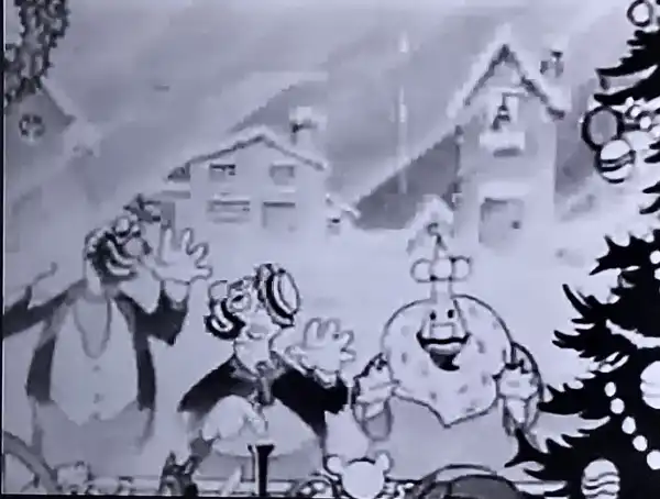 Christmas Night scene
