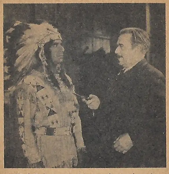 Fighting with Kit Carson scene