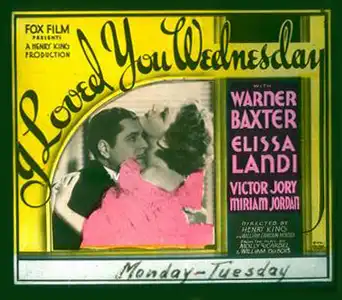 I Loved You Wednesday photo