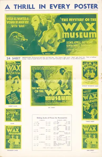 Mystery of the Wax Museum photo