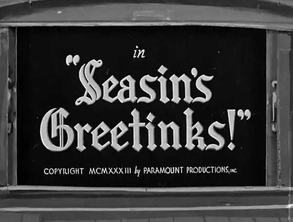 Seasin's Greetinks! scene