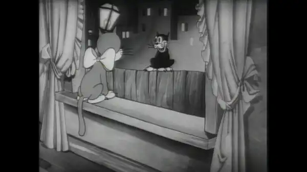 Sittin' on a Backyard Fence scene