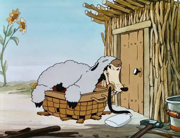 Three Little Pigs scene