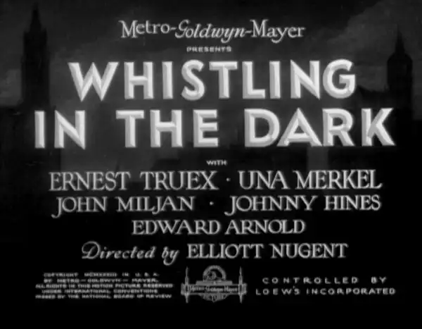 Whistling in the Dark scene