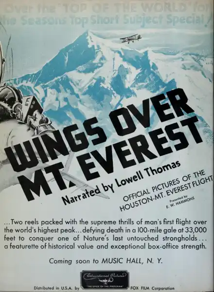 Wings Over Everest scene