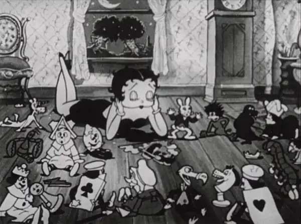 Betty in Blunderland scene