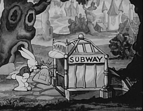 Betty in Blunderland scene