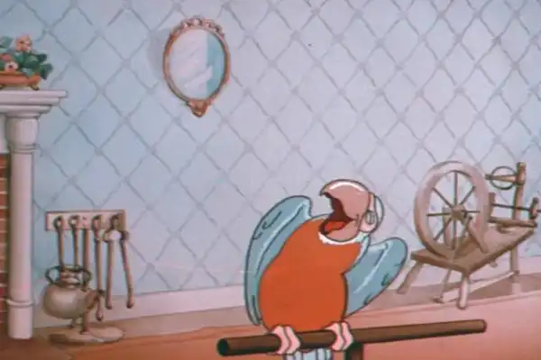 The Discontented Canary scene
