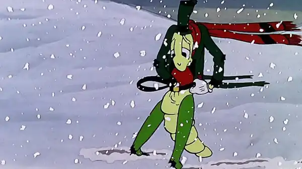 The Grasshopper and the Ants scene