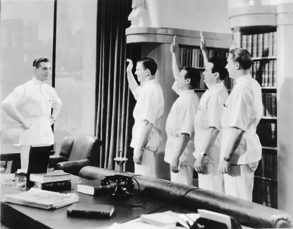 Men in White scene