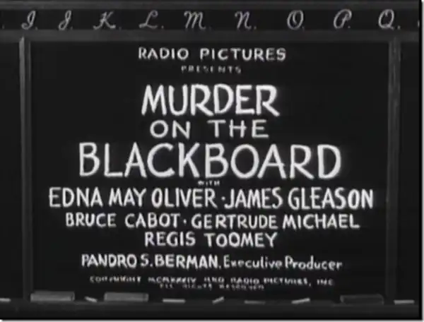 Murder on the Blackboard photo
