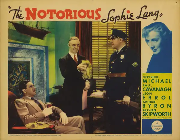 The Notorious Sophie Lang scene