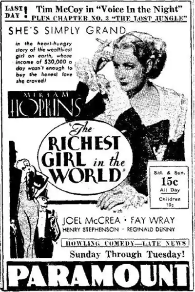 The Richest Girl in the World photo