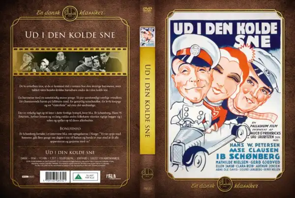 Ud i den kolde sne scene
