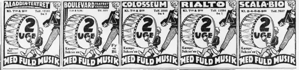 Med fuld musik scene
