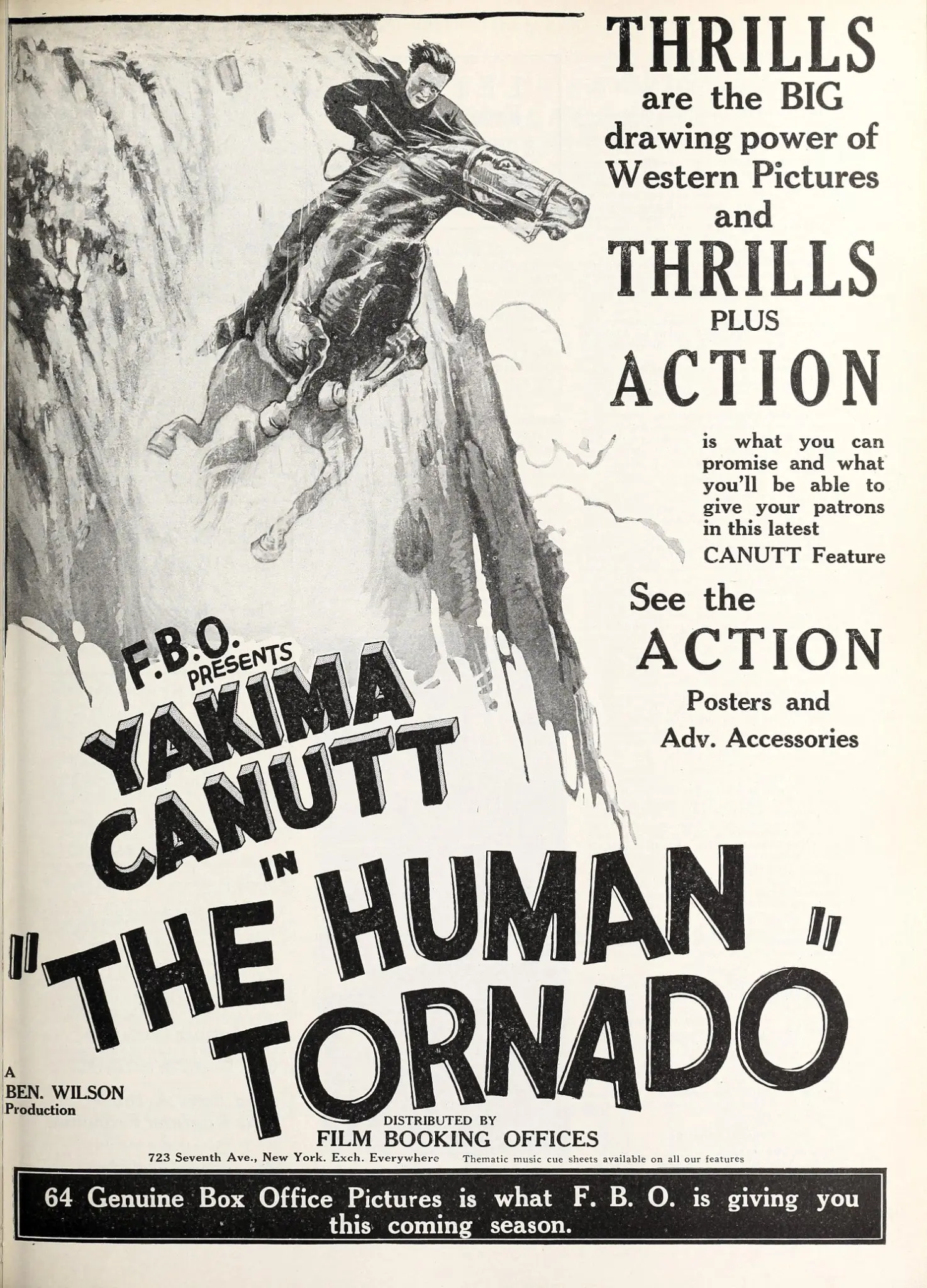 The Human Tornado scene