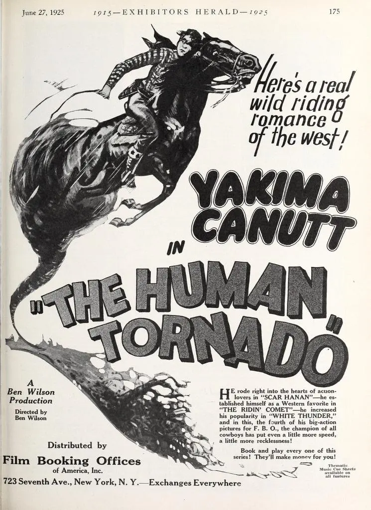 The Human Tornado scene