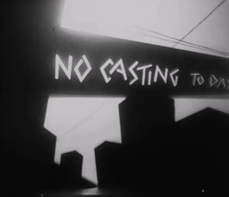 The Life and Death of 9413, a Hollywood Extra scene